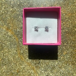 Sterling Silver Moissanite Stud Earrings!